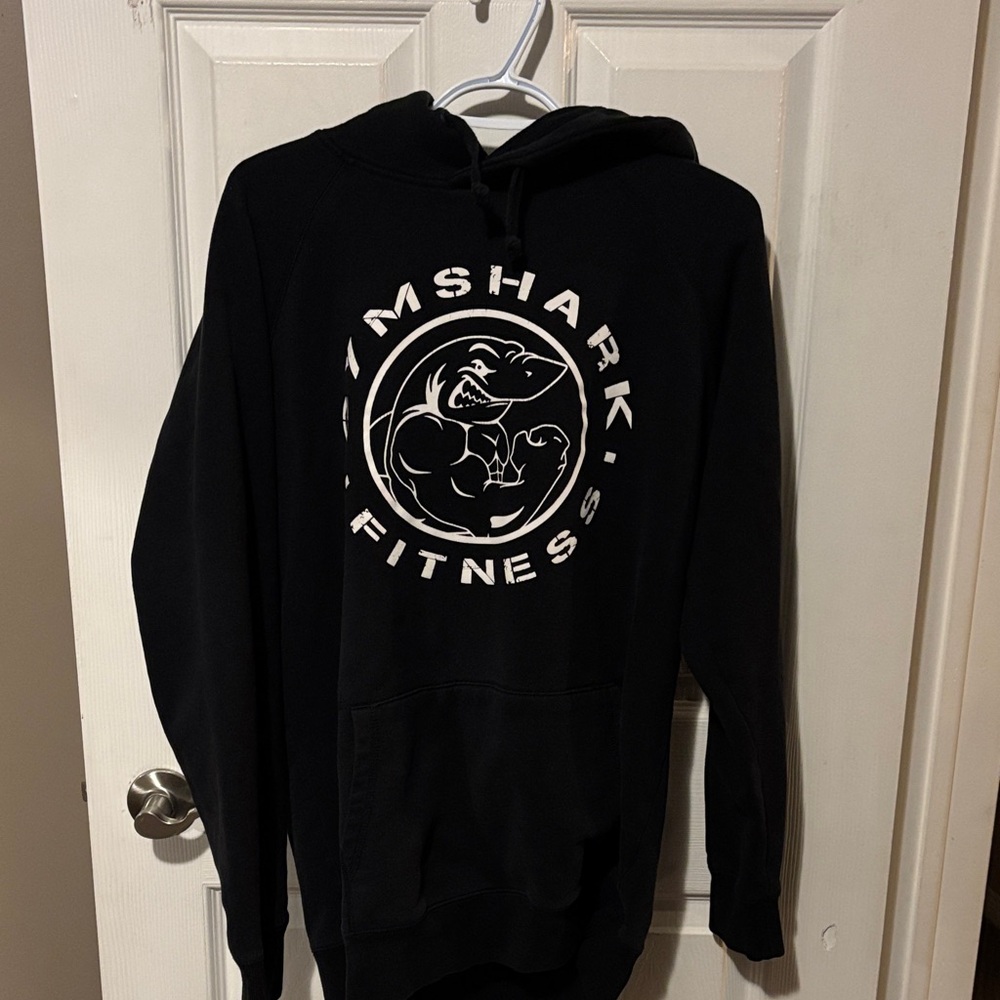 Gymshark Black Graphic Hoodie for Men